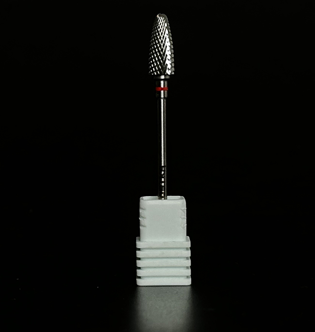 Tungsten Carbide Drill Bit - Rounded Cone 6.0mm Fine Red