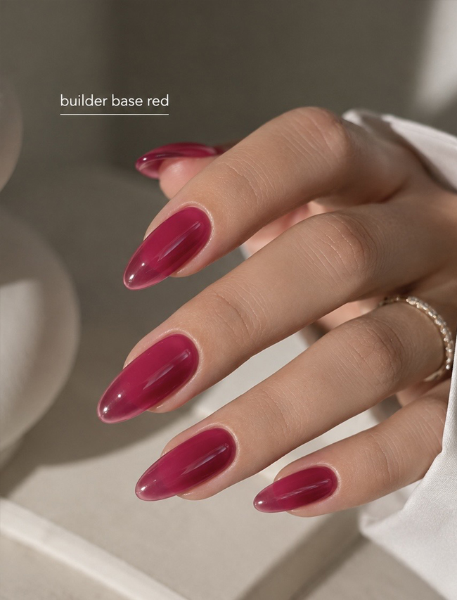 Kostka Polish Base Builder Red 15ml - Image 3