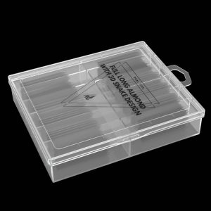 Dual Tips - Long Almond with 3D Snake Design