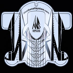 Kostka  Studio  Nail  Forms  -  S  - Aluminijum 500 kom