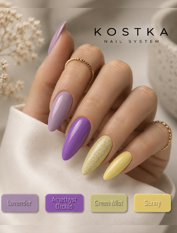 Kostka Polish Gel Color Lavender 15 ML - Image 2