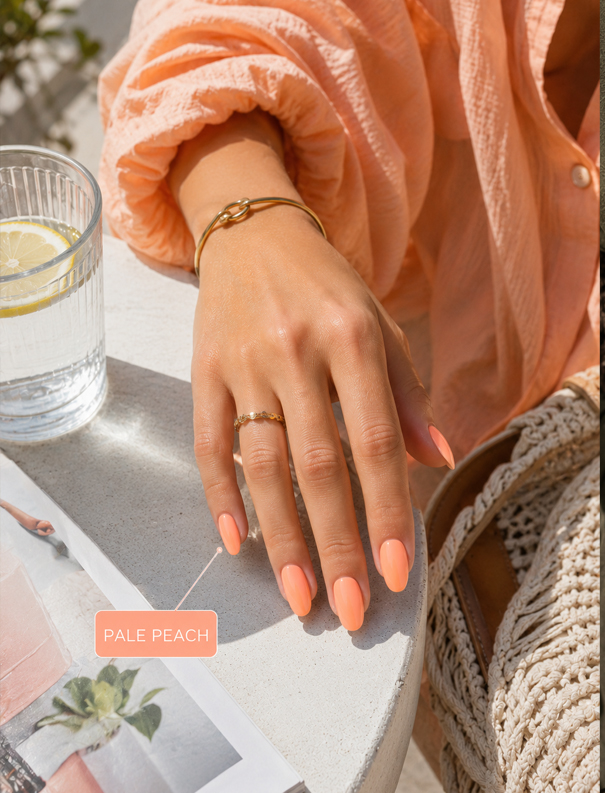 Kostka Polish Gel Color Pale Peach 15 ML - Image 2