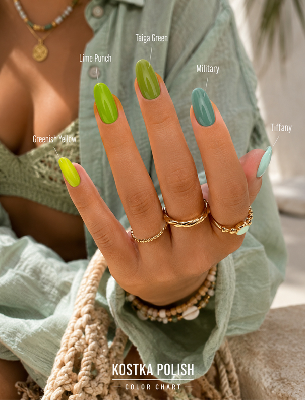 Kostka Polish Gel Color Lime Punch 15ml - Image 2