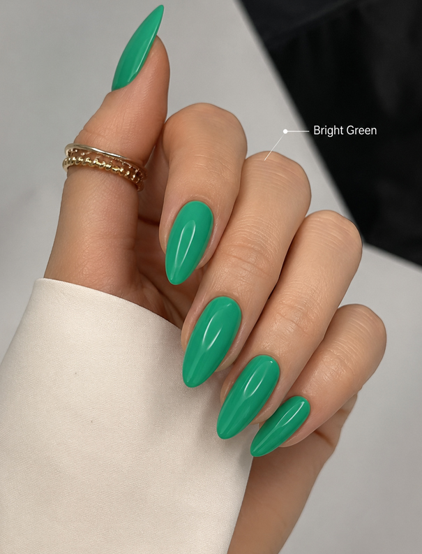 Kostka Polish Gel Color Bright Green 15ml - Image 2