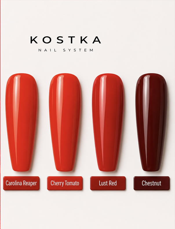 Kostka Polish Gel Color Chestnut 15ml - Image 2