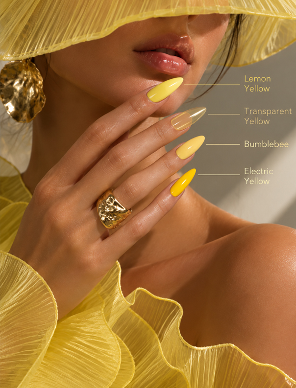 Kostka Polish Gel Color Lemon Yellow 15ml - Image 2