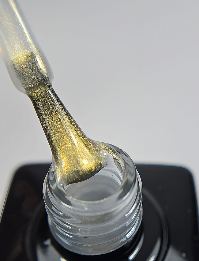 Kostka Polish Gel Top Coat Orion Gold Pearl 15 ml - Image 2