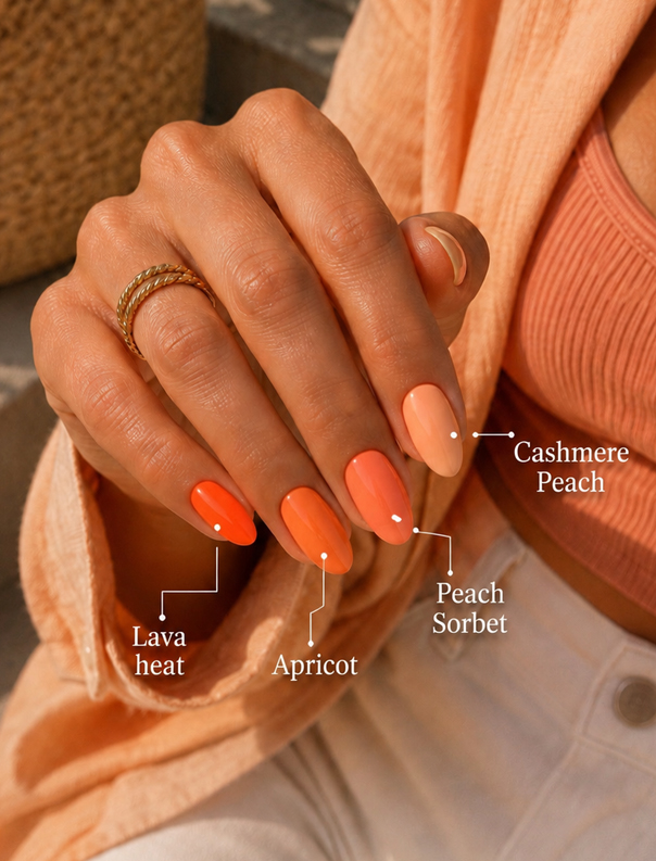 Kostka Polish Gel Color Cashmere Peach 15m - Image 3